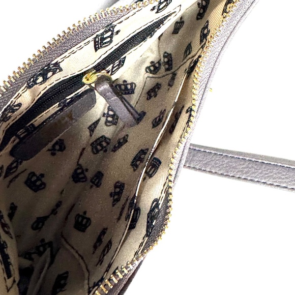Purse Juicy Couture Moto Chic Gray Shoulder Bag, Zipper. - Picture 8 of 8
